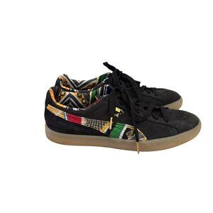 Puma Clyde Coogi Australia Mens Size 11.5 Black Suede Low Top Sneakers Shoes
